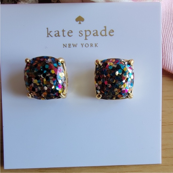 KATE SPADE Multicolor Stud earrings, New With Tags, Dust Bag, And Gift Box - Picture 3 of 8